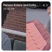 An episode mosaic card in the recordings view