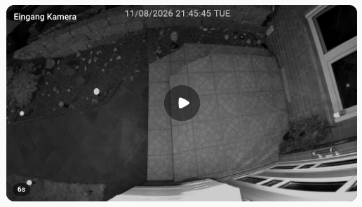 camera.ui single-camera card with a live stream and player controls